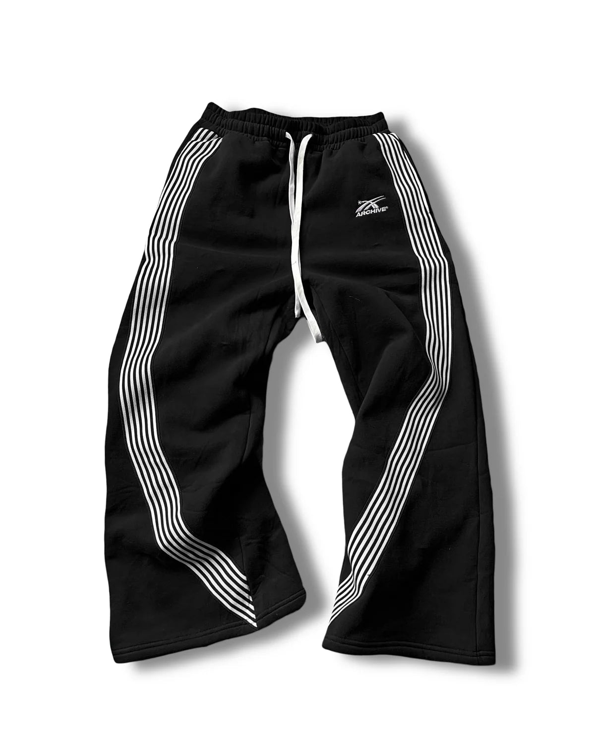 Noir Striped Pants