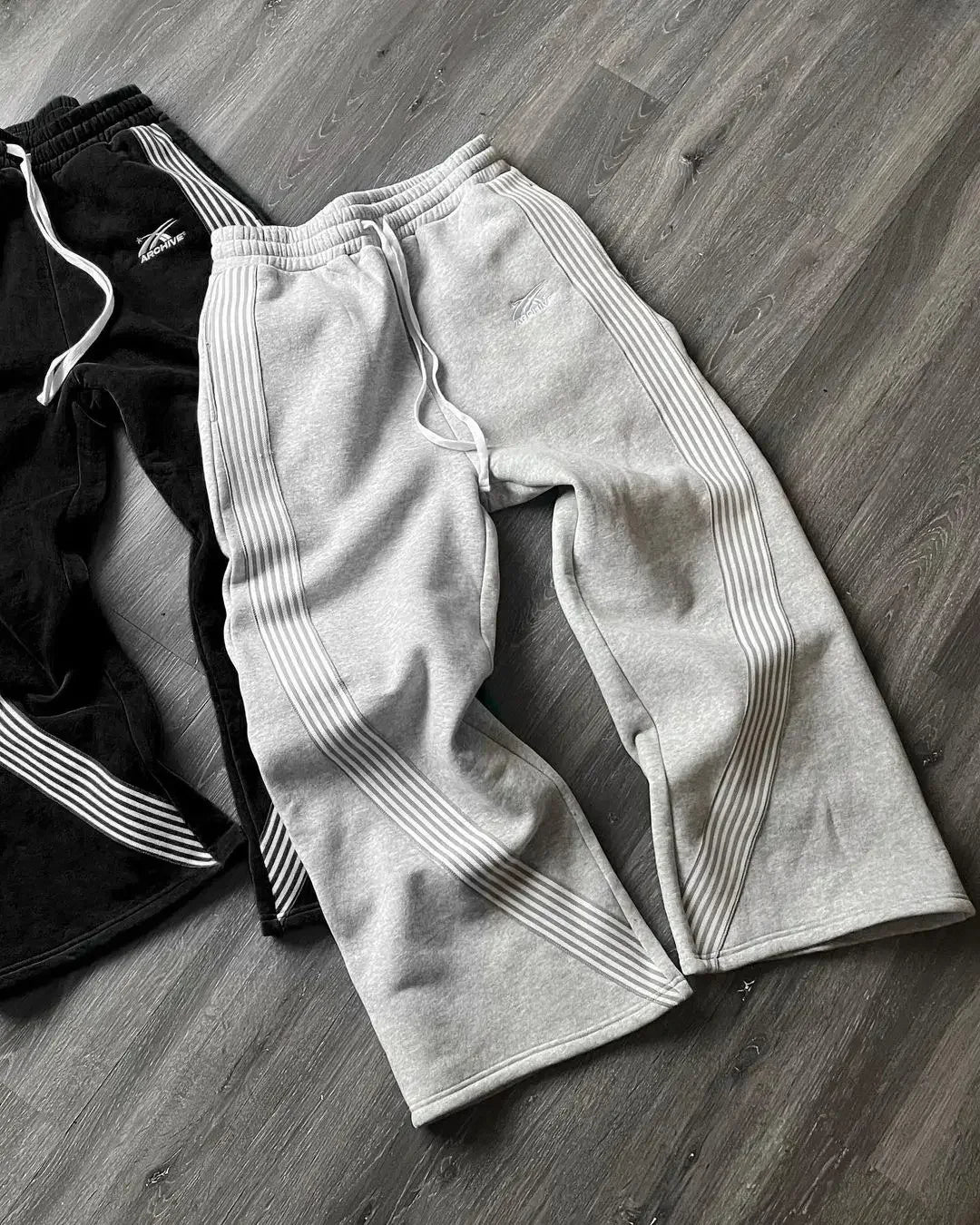 Noir Striped Pants